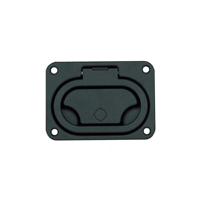 スガツネ工業　DIRAK　薄型掘込ハンドル 213-90型　ブラック　【品番：213-9002-00-00080】