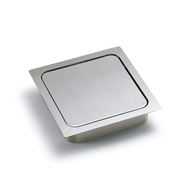 スガツネ工業　LAMP　ステンレス ダンパー付屑入投入口 角型 AD-KH型 蓋付 PAT　【品番：AD-KH015-HL】