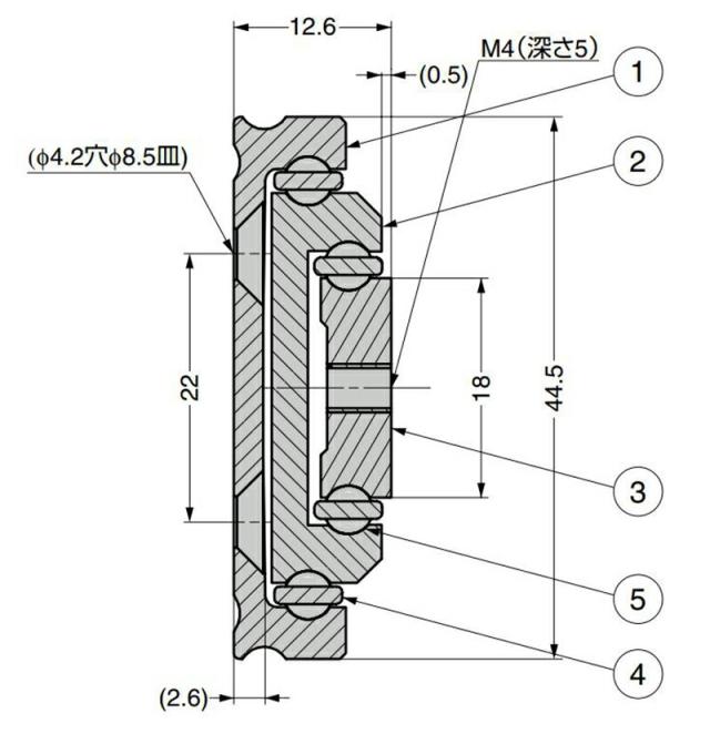 スガツネ工業　CHAMBRELAN　スライドレール CBL-RA44　【品番：CBL-RA44-650】_1