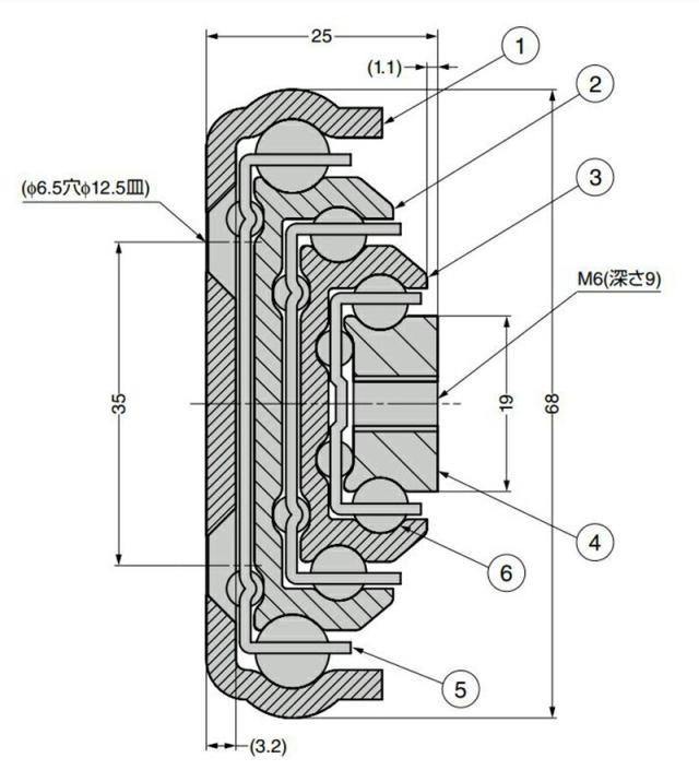 スガツネ工業　CHAMBRELAN　スライドレール CBL-RA554 ロングオーバータイプ　【品番：CBL-RA554M-600】_1
