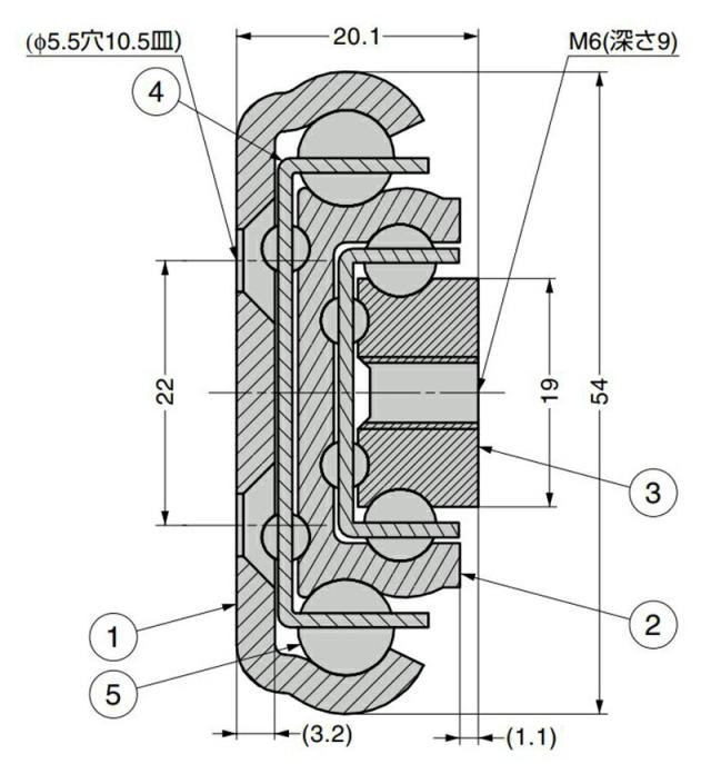スガツネ工業　CHAMBRELAN　スライドレール CBL-RA5R 重量用　【品番：CBL-RA5R-950】_1