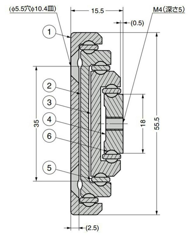 スガツネ工業　CHAMBRELAN　スライドレール CBL-RA654 ロングオーバータイプ　【品番：CBL-RA654-600】_1