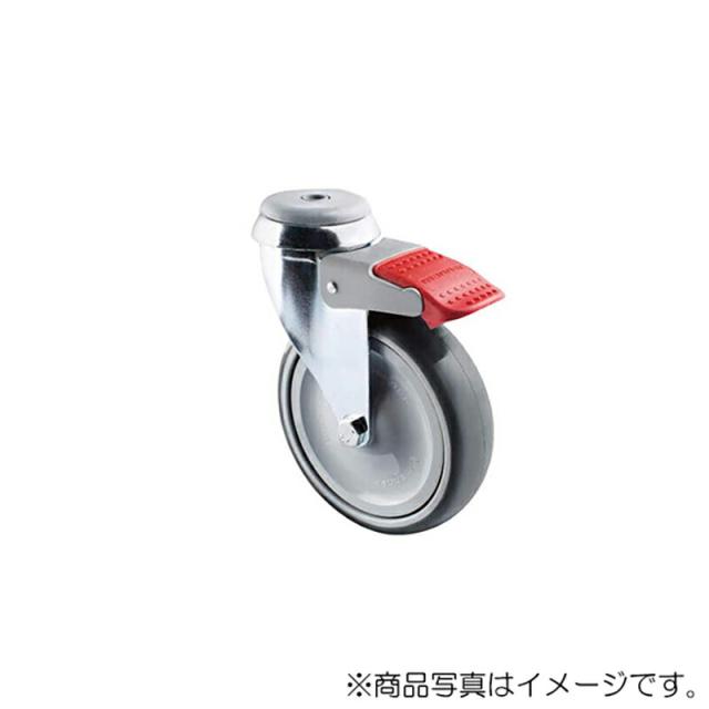 スガツネ工業　MANNER　ポリウレタン 単輪キャスター ES型　【品番：ES-JN-S-100NP-K】