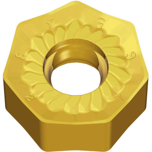 NTKカッティングツールズ　TAEGUTEC　ミーリング加工用チップ　チェイス２ヘプタ　【10個】　【品番：XNHU 0605 ANR-MLW  TT8080】