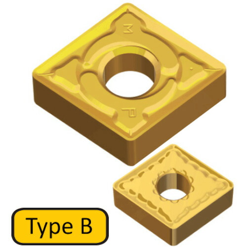 NTKカッティングツールズ　TAEGUTEC　旋削加工用チップ　Ｔ‐ターン　ＣＶＤ　【10個】　【品番：CNMG 120404 MP TT8125B】 9,680円
