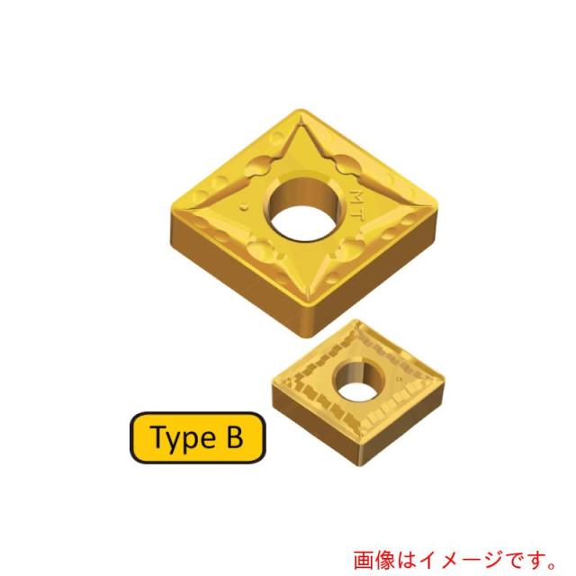 【メール便対応】NTKカッティングツールズ　TAEGUTEC　旋削加工用チップ　Ｔ‐ターン　ＣＶＤ　【10個】　【品番：CNMG 120408 MT TT7015】
