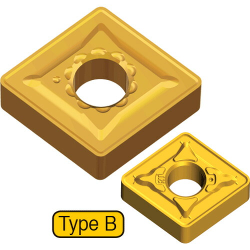 NTKカッティングツールズ　TAEGUTEC　旋削加工用チップ　Ｔ‐ターン　ＣＶＤ　【10個】　【品番：CNMG 160612 RT     TT7100】