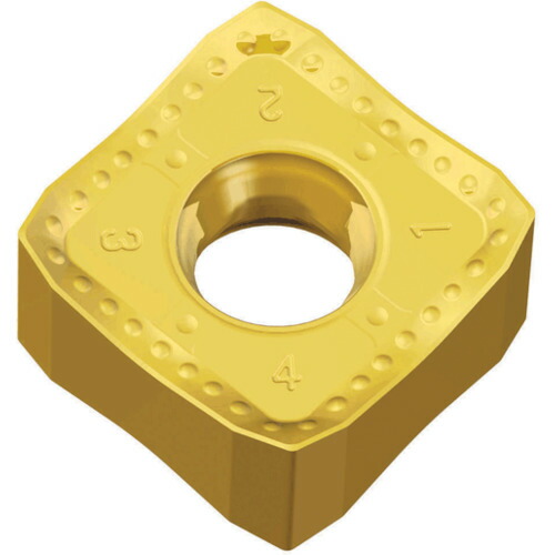 NTKカッティングツールズ　TAEGUTEC　ミーリング加工用チップ　チェイス２クアッド　【10個】　【品番：SNGX 1306 ENTN-M   TT6080】