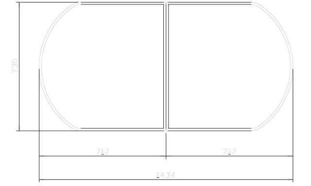 タカラスタンダード 組み合わせ式風呂フタ（2枚組） フロフタMVA-16Y