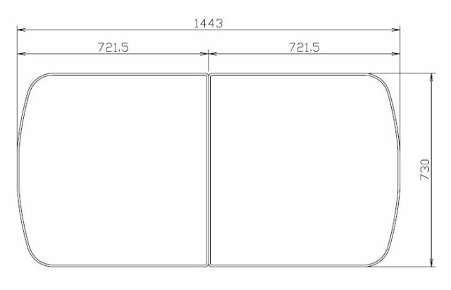 感謝価格】 タカラスタンダード MVSN-16W 風呂フタ 2枚組 MVSN16W Takara standard 