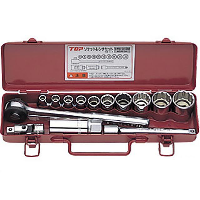 トップ工業　ソケットレンチセット（差込角9.5mm）　【品番：SWS-310M】