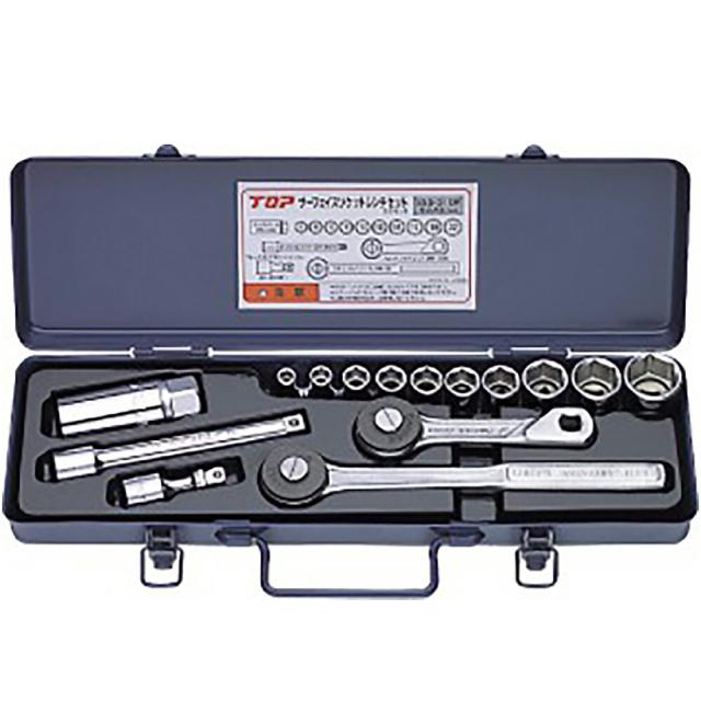 トップ工業　サーフェイスソケットレンチセット（差込角9.5mm）　【品番：SSS-310F】の通販は