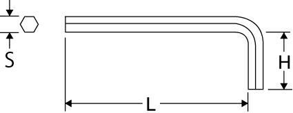 トップ工業　六角棒レンチセット スタンダードタイプ 9本組　【品番：HES-9000】の通販は