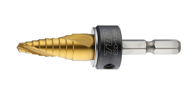 トップ工業　電動ドリル用（インパクト対応 折板屋根用ルーフドリル　【品番：ESD-125R】