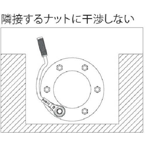 トップ工業　ＴＯＰ　弓形本管レンチ　【品番：RM-24LYN】_1