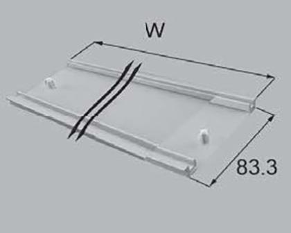 LIXIL（トステム）　照明カバー 手元用　【品番：QUA8W135】