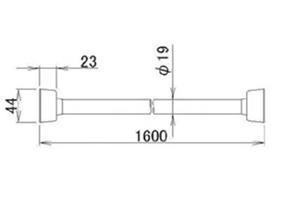 LIXIL（トステム）　ランドリーパイプL1600　【品番：RAFZ113】の通販は 4,716円