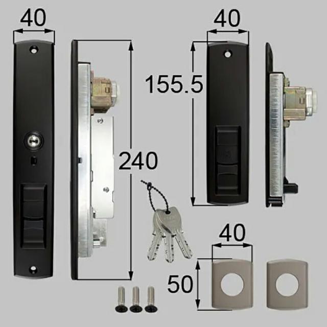 LIXIL LIXIL・トステム Z-1A1-DCTC 錠前セット×2 (リクシル) TOSTEM