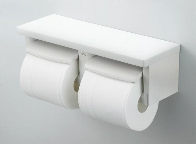 TOTO 棚付二連紙巻器