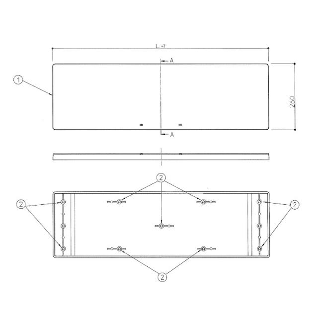 TOTO　洗面器カウンター W730　ブラック　【品番：EKK13133#BSK】