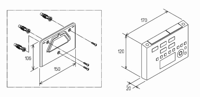 TOTO 流すボタン組品