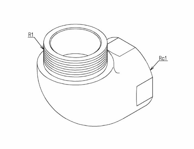 TOTO 壁給水用接続金具（発電タイプリモデル用） 【品番：THD63】の