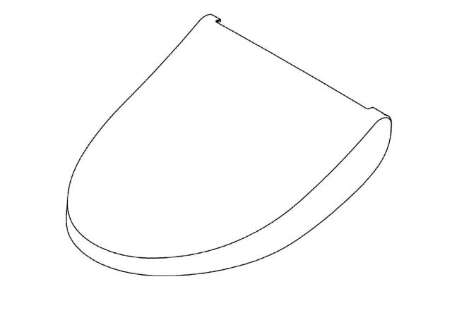 TOTO　便ふた組品　ホワイト　【品番：TCM1755-1N#NW1】