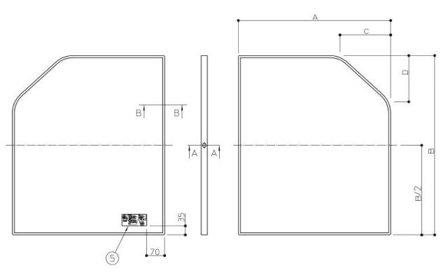 TOTO　1200断熱2枚風呂蓋　【品番：AFKK84154W】