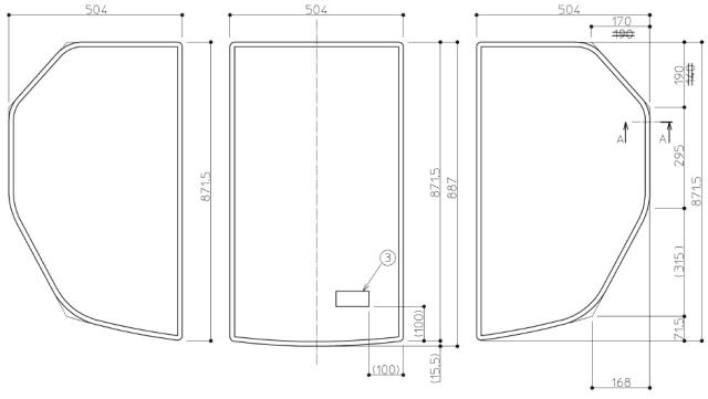 TOTO　1600ワイド風呂蓋 3枚　【品番：EKK80072W】
