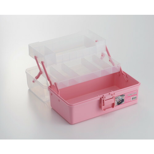 トラスコ中山（TRUSCO）　ホームケース 321×195×165　ピンク　【品番：HP-320（P）】 工具箱・ツールボックス・工具セット