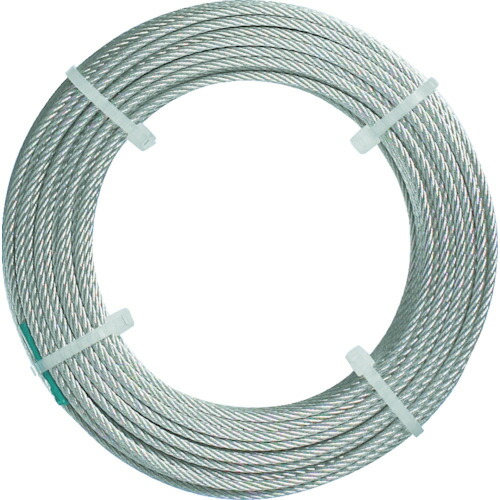 トラスコ中山（TRUSCO）　ステンレスワイヤロープ ナイロン被覆 Φ2.0（2.5）mm×50　【品番：CWC-2S50】 7,410円