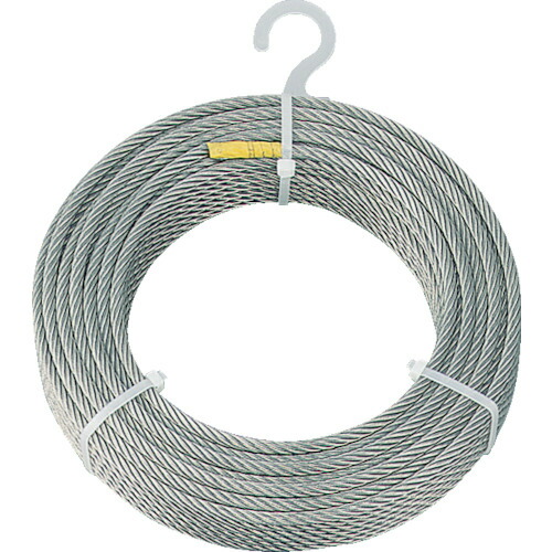 トラスコ中山（TRUSCO）　ステンレスワイヤロープ Φ8.0mm×30m　【品番：CWS-8S30】