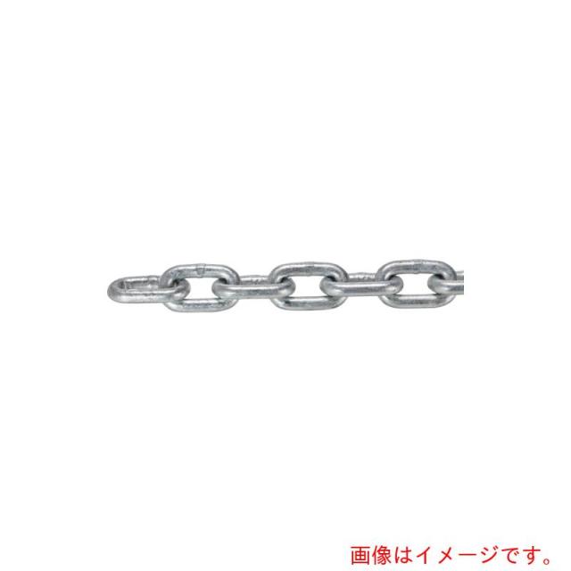 トラスコ中山（TRUSCO）　TRUSCO　ＪＩＳ　Ｆ２１０６第一種規格相当　ロングリンクチェーン　スチール　ドブメッキ　線径１６ｍｍ×長さ４．１Ｍ〜５．０Ｍ　【品番：TIC-16-LG-D-5C】
