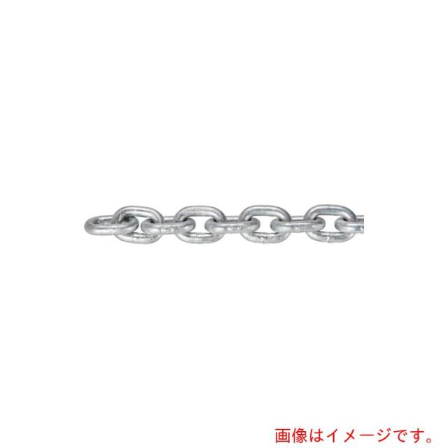 トラスコ中山（TRUSCO）　TRUSCO　ＪＩＳ　Ｆ２１０６第一種規格相当　ショートリンクチェーン　スチール　ドブメッキ　線径８ｍｍ×長さ２４．１Ｍ〜２５．０Ｍ　【品番：TIC-8-SH-D-25C】