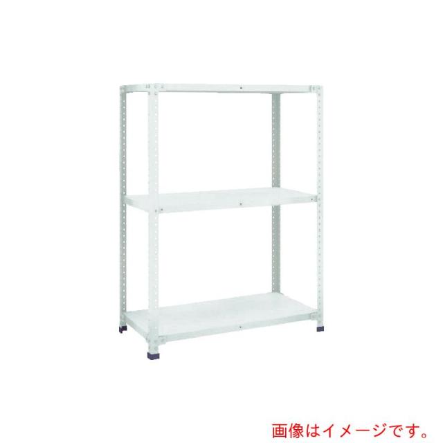 トラスコ中山（TRUSCO）　TRUSCO　軽量１５０型中棚ボルトレス棚　Ｗ１５００ＸＤ３００ＸＨ１２００　３段　【品番：TLA45K-13】