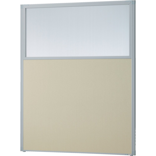 トラスコ中山（TRUSCO）　TRUSCO　ローパーティション　上部半透明　Ｗ１２００ＸＨ１４６５　ベージュ　【品番：TLP-1512U-BE】