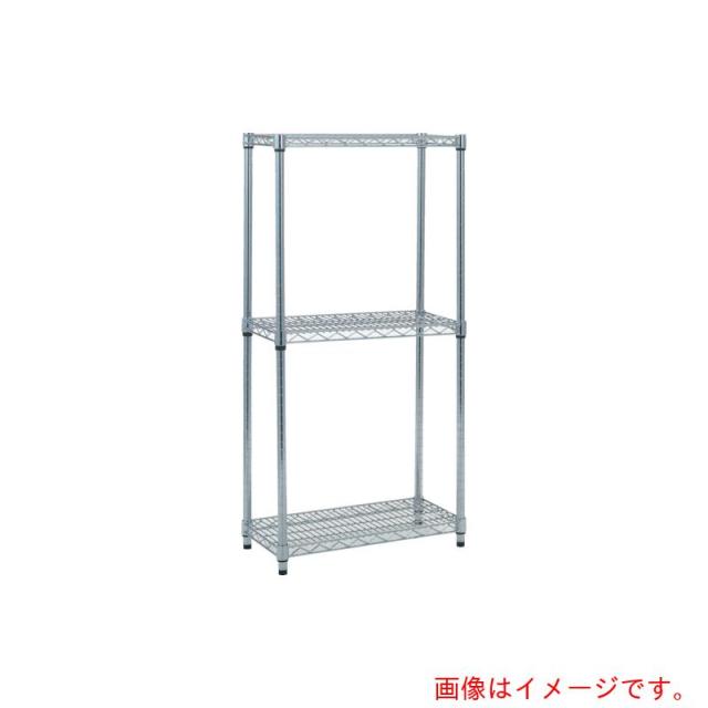 トラスコ中山（TRUSCO）　TRUSCO　スチール製メッシュラック　Ｗ９０５ＸＤ４５７ＸＨ１２２８　３段　【品番：TME-4343】