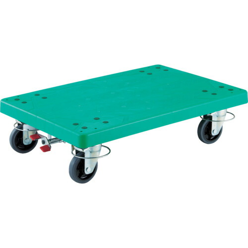 トラスコ中山（TRUSCO）　TRUSCO　樹脂製運搬車　グランカート　４輪自在リングストッパー付　【品番：TP-915JRS-4】