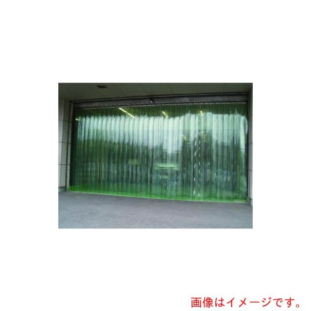 トラスコ中山（TRUSCO）　TRUSCO　ストリップドアシートセット　静電透明　厚み２ｍｍ幅２００ｍｍ　取付間口２ｍ×高さ２ｍ　一部オーバーラップ　【品番：TS220-1R-2020S】