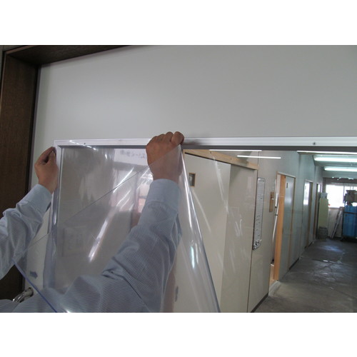 トラスコ中山（TRUSCO）　TRUSCO　窓用防音透明シート　ＵＶカットタイプ　９２０ｍｍＸ１２ｍ　厚み２ｍｍ　【品番：TSFP-12ST】_3