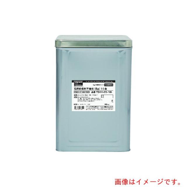 トラスコ中山（TRUSCO）　TRUSCO　石灰乾燥剤　（耐水、耐油包装）　５ｇ　１０００個入　１斗缶　【品番：TSKK-05-18L】