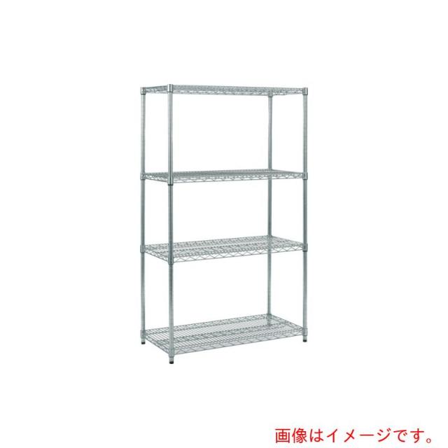 トラスコ中山（TRUSCO）　TRUSCO　ステンレス製メッシュラック　Ｈ１５３３ＸＷ６０５ＸＤ３０５　４段　【品番：TSM-5234】