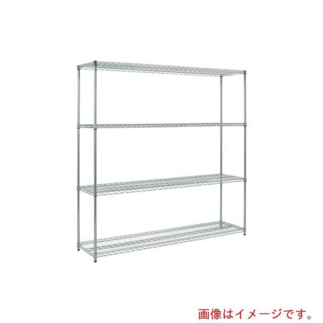 トラスコ中山（TRUSCO）　TRUSCO　ステンレス製メッシュラック　Ｈ１８３８ＸＷ６０５ＸＤ３０５　４段　【品番：TSM-6234】