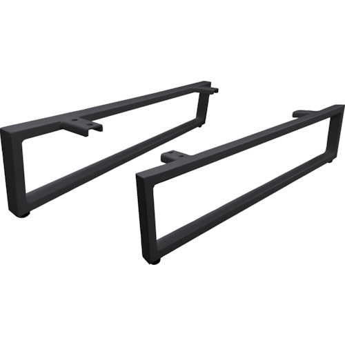 トラスコ中山（TRUSCO）　TRUSCO　スクエアテーブル用脚部　５８０×１３０　ブラック　【品番：TSREG-BK】