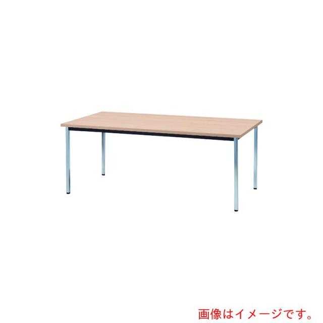 トラスコ中山（TRUSCO）　TRUSCO　抗ウイルステーブル　チーク　９００×９００　【品番：TUVT-0990-T】