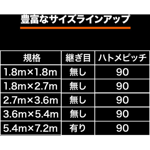 トラスコ中山（TRUSCO）　TRUSCO　耐水ＵＶシート＃７０００　幅５．４ｍＸ長さ５．４ｍ　【品番：TWP70005454】