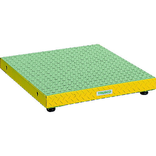 トラスコ中山（TRUSCO）　TRUSCO　低床用縞鋼板ステップ　６００Ｘ６００ＸＨ９０〜１２０　【品番：UFS-0660S】