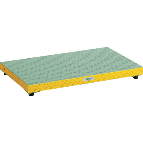トラスコ中山（TRUSCO）　TRUSCO　低床用縞鋼板ステップ　９００Ｘ６００ＸＨ９０〜１２０　【品番：UFS-0960S】