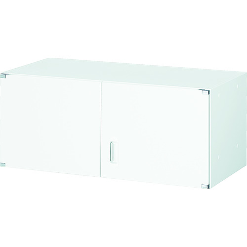 トラスコ中山（TRUSCO）　TRUSCO　ユニット型壁面書庫　両開き　上置き専用　Ｈ３８０　ホワイト　【品番：UHW-4】