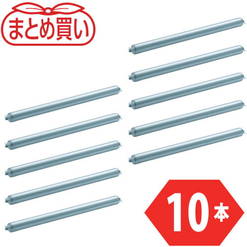 トラスコ中山（TRUSCO）　TRUSCO　まとめ買い　取替用単品　スチールローラー　Φ５７×２．１ｔ　Ｗ３００　Ｓ付１０本セット　【品番：VL57W300-21-10P】